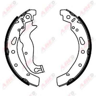 Колодки гальмові задні, барабанні ABE C0G055ABE ціна, від 22.80 USD