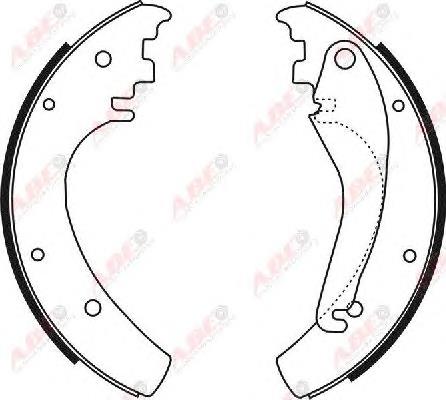 Колодки гальмові задні, барабанні Mercedes A6024301822 ціна, від 40.24 USD