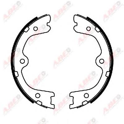 Колодки стоянкового гальма ABE C01064ABE