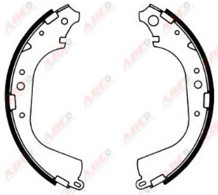 Колодки гальмові задні, барабанні ABE C02039ABE ціна, від 34.07 USD