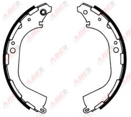 Колодки гальмові задні, барабанні ABE C01045ABE ціна, від 33.38 USD