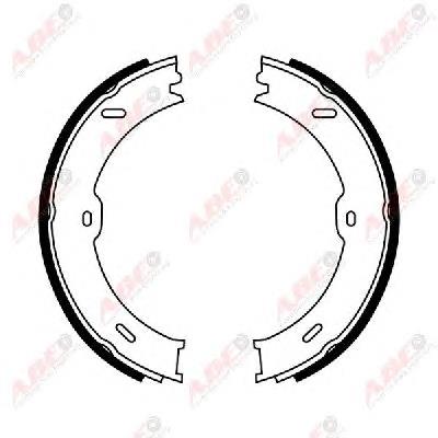 Колодки ручника / стоянкового гальма ABE CRM009ABE ціна, від 20.24 USD