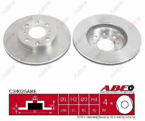 Купити C34025ABE ABE Ротор гальмівний