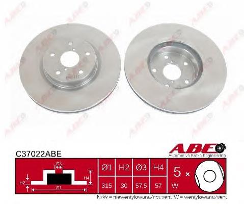 Купити C37022ABE ABE Ротор гальмівний