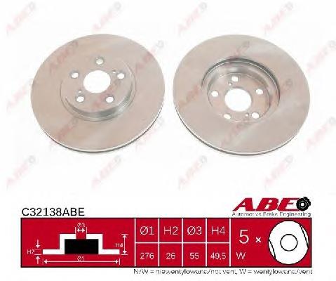 C32138ABE ABE Гальмо дискове переднє