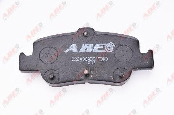 Задні гальмівні колодки ABE C22036ABE ціна, від 15.12 USD