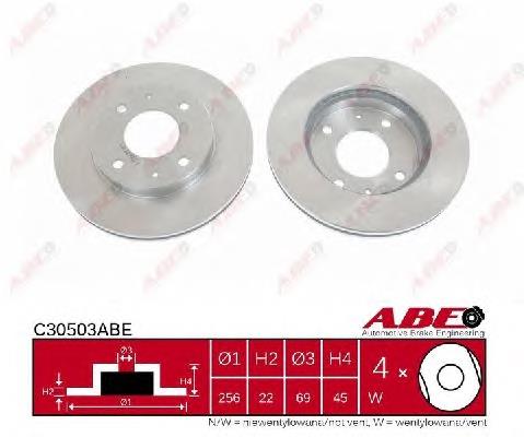 C30503ABE ABE Гальмо дискове переднє
