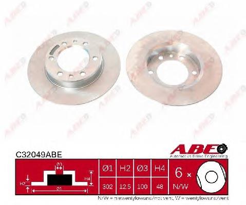 C32049ABE ABE Гальмо дискове переднє