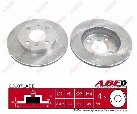 Купити C31071ABE ABE Ротор гальмівний