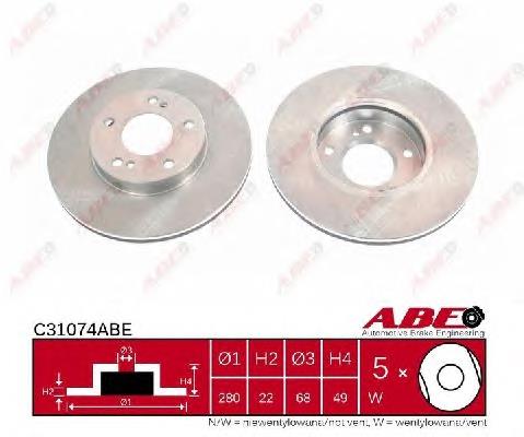 Купити C31074ABE ABE Ротор гальмівний