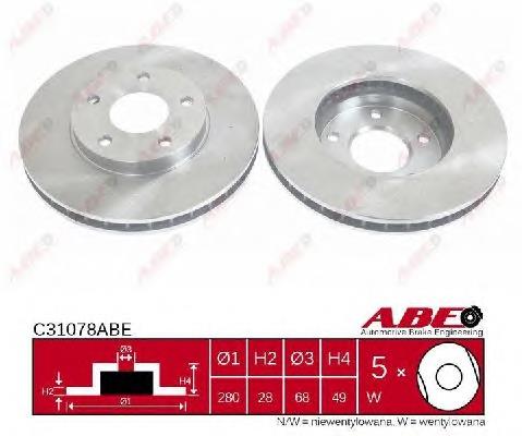 Купити C31078ABE ABE Ротор гальмівний