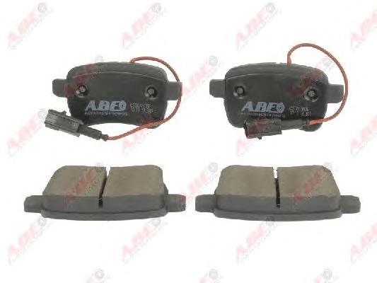 Задні гальмівні колодки C2D011ABE ABE