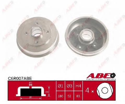 Купити C6R007ABE ABE Барабан гальмівний задній