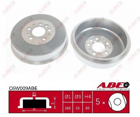 Барабан гальмівний задній ABE C6W009ABE