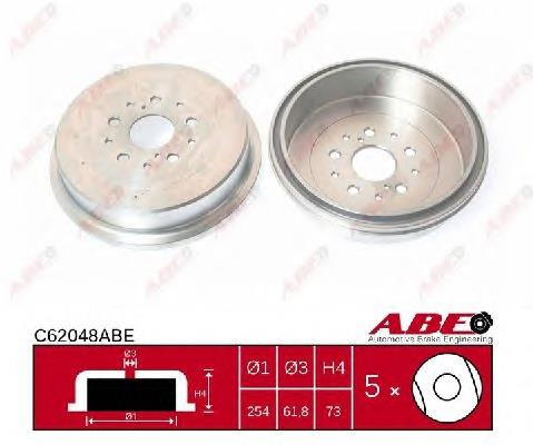 Барабан гальмівний задній ABE C62048ABE