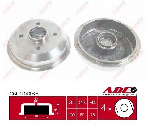 Барабан гальмівний задній ABE C6G004ABE