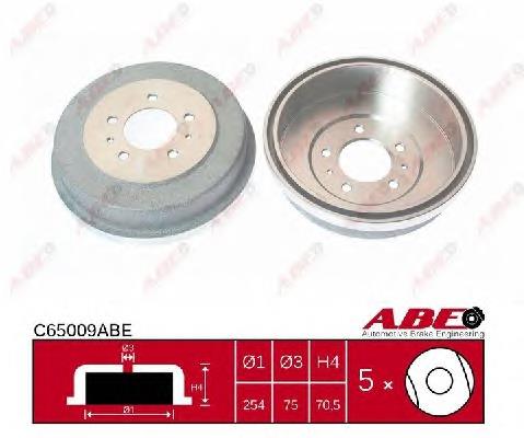 Барабан гальмівний задній ABE C65009ABE