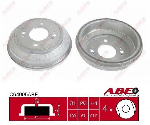 Купити C64005ABE ABE Барабан гальмівний задній
