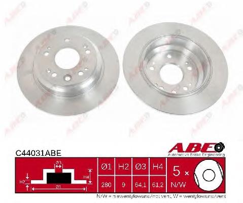 Диск гальмівний задній ABE C44031ABE