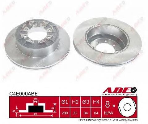 Задні дискові гальма ABE C4E000ABE ціна, від 44.83 USD