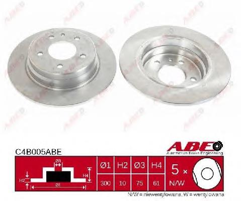 Задні дискові гальма ABE C4B005ABE ціна, від 27.23 USD
