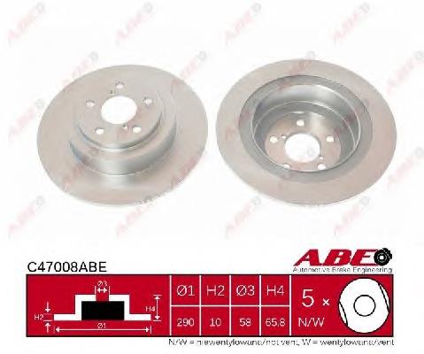 Задні дискові гальма ABE C47008ABE ціна, від 29.48 USD
