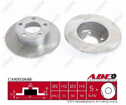 Гальмівні диски C4A003ABE ABE