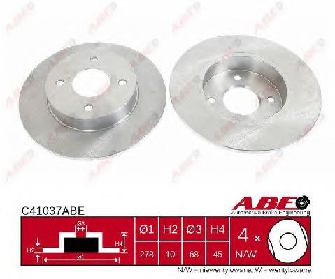 Задні дискові гальма ABE C41037ABE ціна, від 22.82 USD