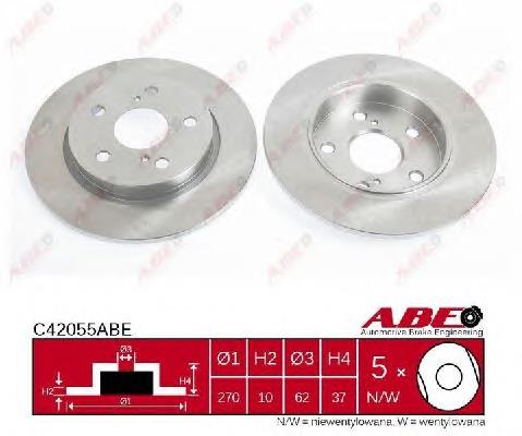 Купити C42055ABE ABE Диск заднього гальма