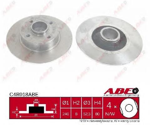 Купити C4R018ABE ABE Диск заднього гальма