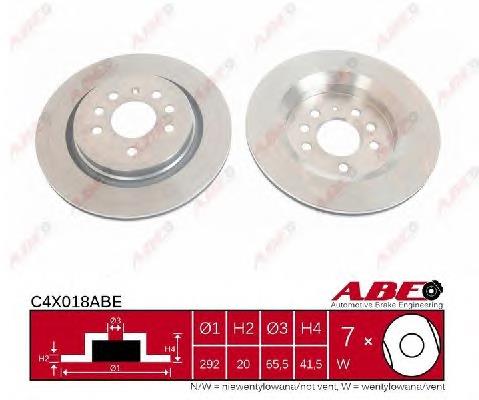 Задні дискові гальма ABE C4X018ABE ціна, від 29.57 USD