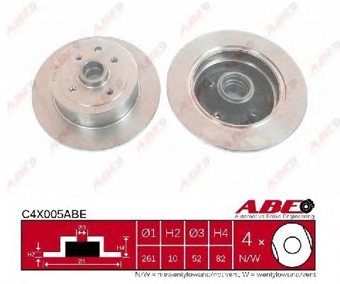 Купити C4X005ABE ABE Диск заднього гальма