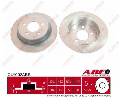 Купити C4Y002ABE ABE Диск заднього гальма