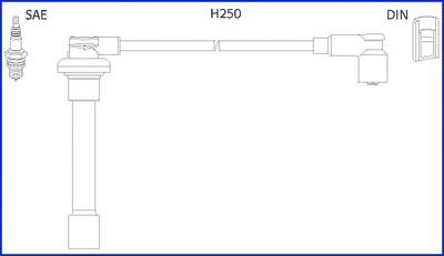 Дроти запалювання Huco 134520 ціна, від 37.34 USD