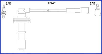 Купити 134560 Huco Провід високовольтні, комплект