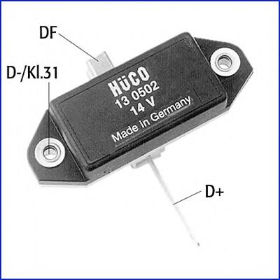 130502 Huco реле-регулятор генератора, (реле зарядки)