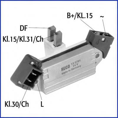 Реле-регулятор генератора, (реле зарядки) 130791 Huco