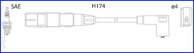 Дріт високовольтний, комплект 134787 Huco