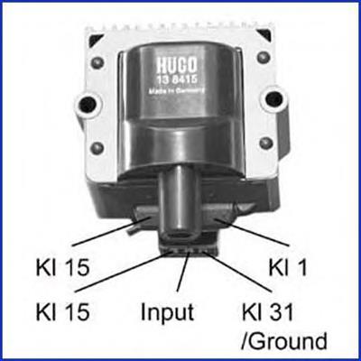 Котушка запалювання 138415 Huco