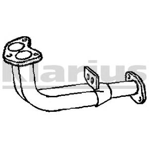 Труба приймальна (штани) глушника, передня на Honda Accord (CD7)