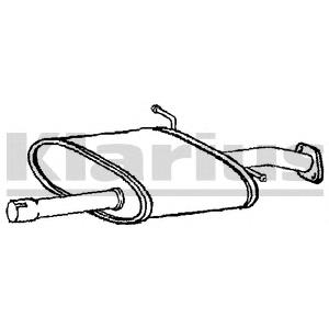 2861026441 Hyundai/Kia Труба приймальна (штани) глушника, передня