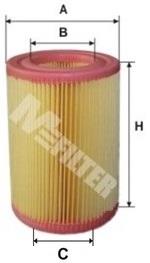 Елемент повітряного фільтра Mfilter A8025 ціна, від 6.31 USD
