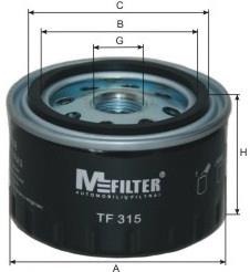 Купити TF315 Mfilter Фільтр очищення масла відцентровий