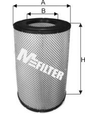 Елемент повітряного фільтра Mfilter A542 ціна, від 28.07 USD
