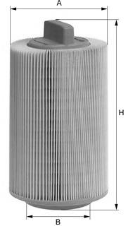 Елемент повітряного фільтра Mfilter A866 ціна, від 11.14 USD