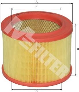 Фільтр повітряний Mfilter A289