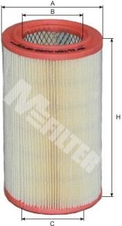 Елемент повітряного фільтра Mfilter A398 ціна, від 6.05 USD