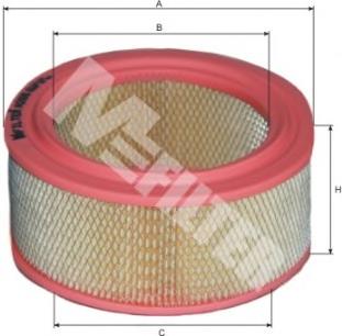 Елемент повітряного фільтра Mfilter A265 ціна, від 6.31 USD
