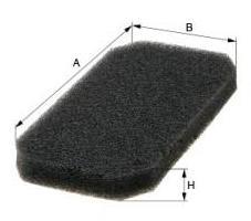 Фільтр повітряний обігрівача Mfilter K993 ціна, від 5.70 USD