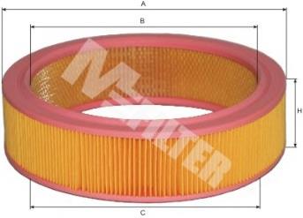Елемент повітряного фільтра Mfilter A116 ціна, від 4.84 USD